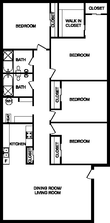 Goodhaven Manor Apts. Four Bedroom
